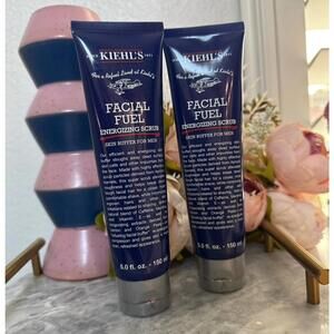 NEWBUNDLE 2 Kiehl's Facial Fuel Energizing Scrub Skin Buffer For Men 5 oz